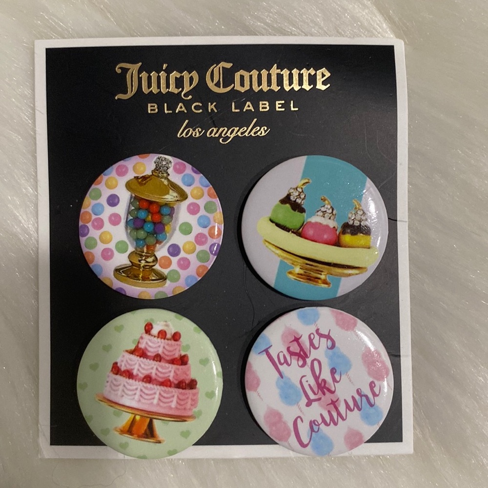 Juicy Couture Black Label Pin Small New Excellent Condition